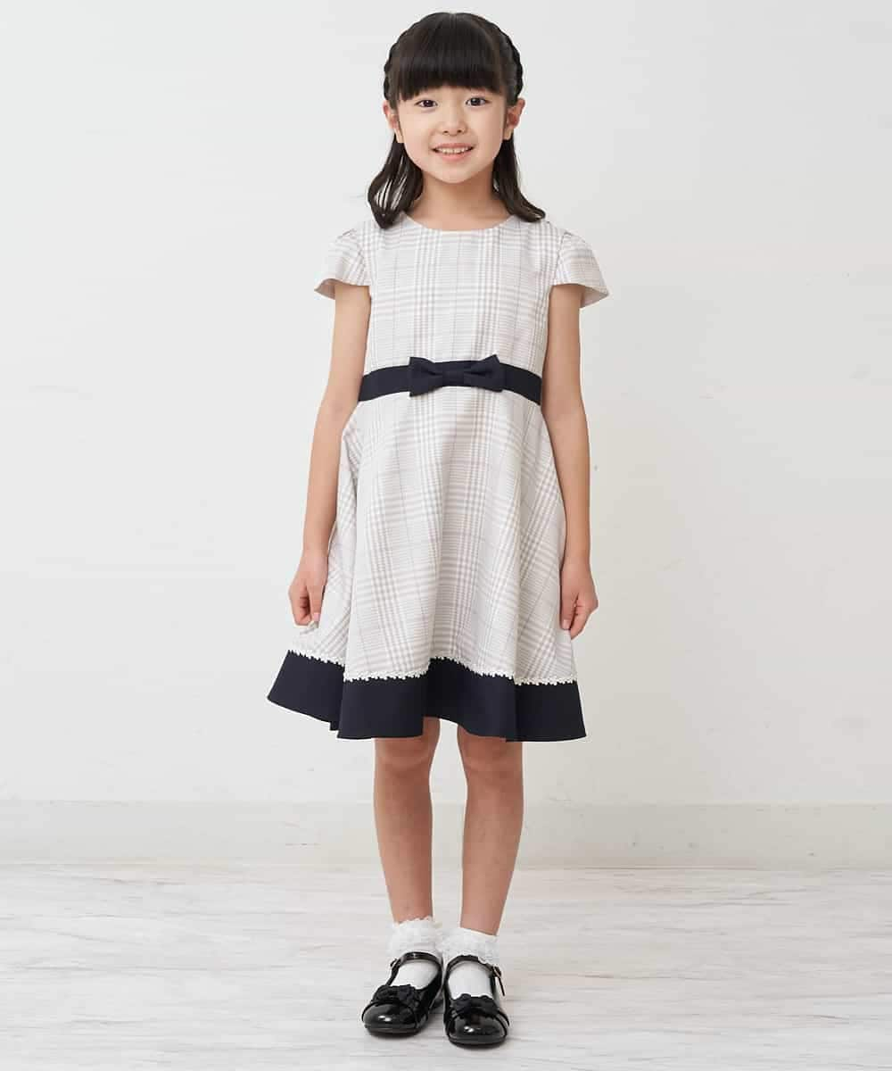 KG6CP30039 a.v.v KIDS(アー・ヴェ・ヴェ) [KIDS]リボンバレエシューズ アイボリー