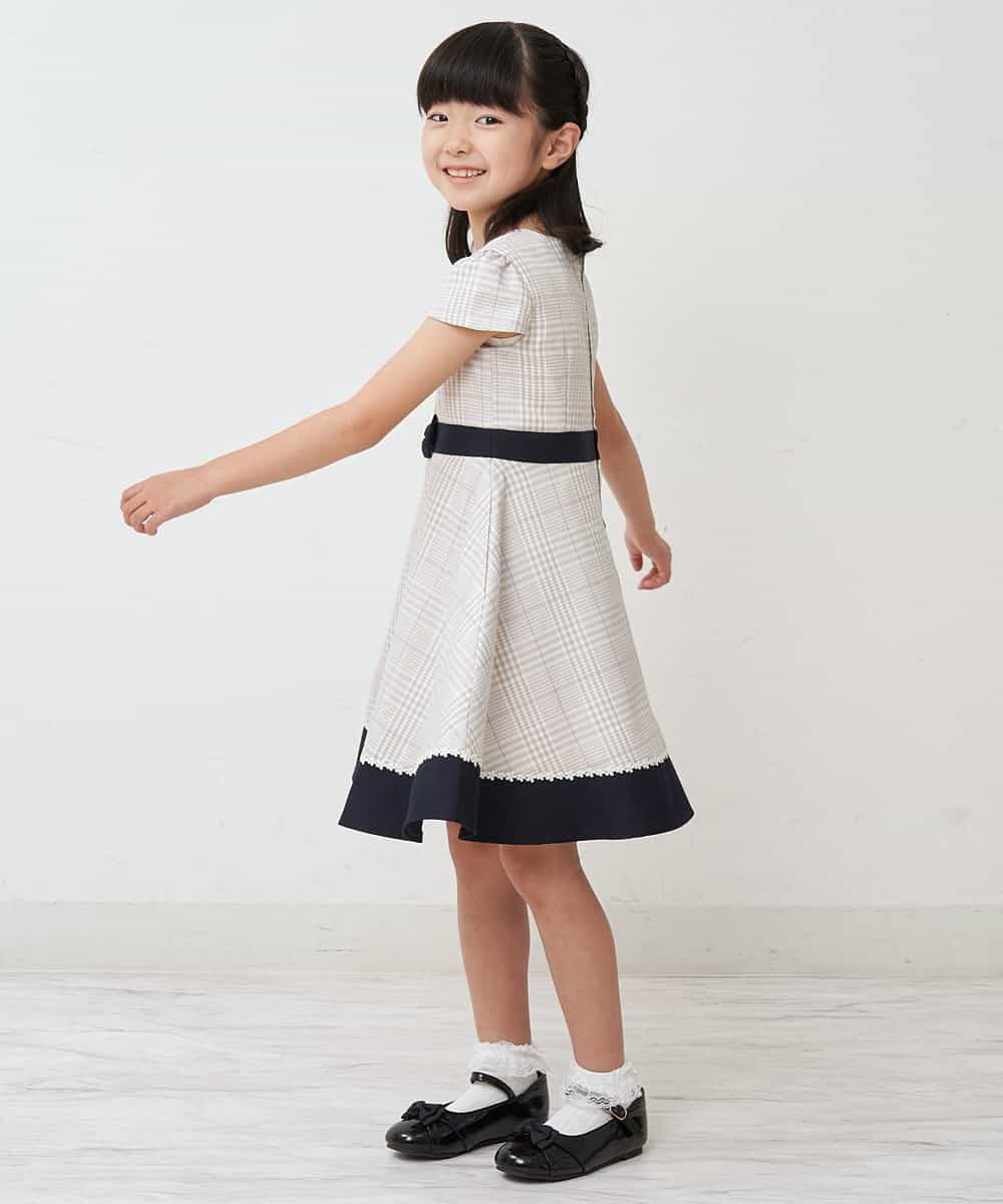 KG6CP30039 a.v.v KIDS(アー・ヴェ・ヴェ) [KIDS]リボンバレエシューズ アイボリー