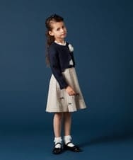 KG6CV01044 a.v.v KIDS(アー・ヴェ・ヴェ) [KIDS]リボン付きバレエシューズ[WEB限定サイズ] ブラック