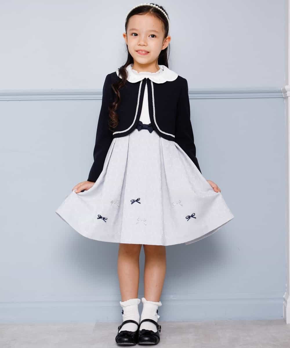 KG6DK80039 a.v.v KIDS(アー・ヴェ・ヴェ) [KIDS]ストラップリボンスムースシューズ ブラック