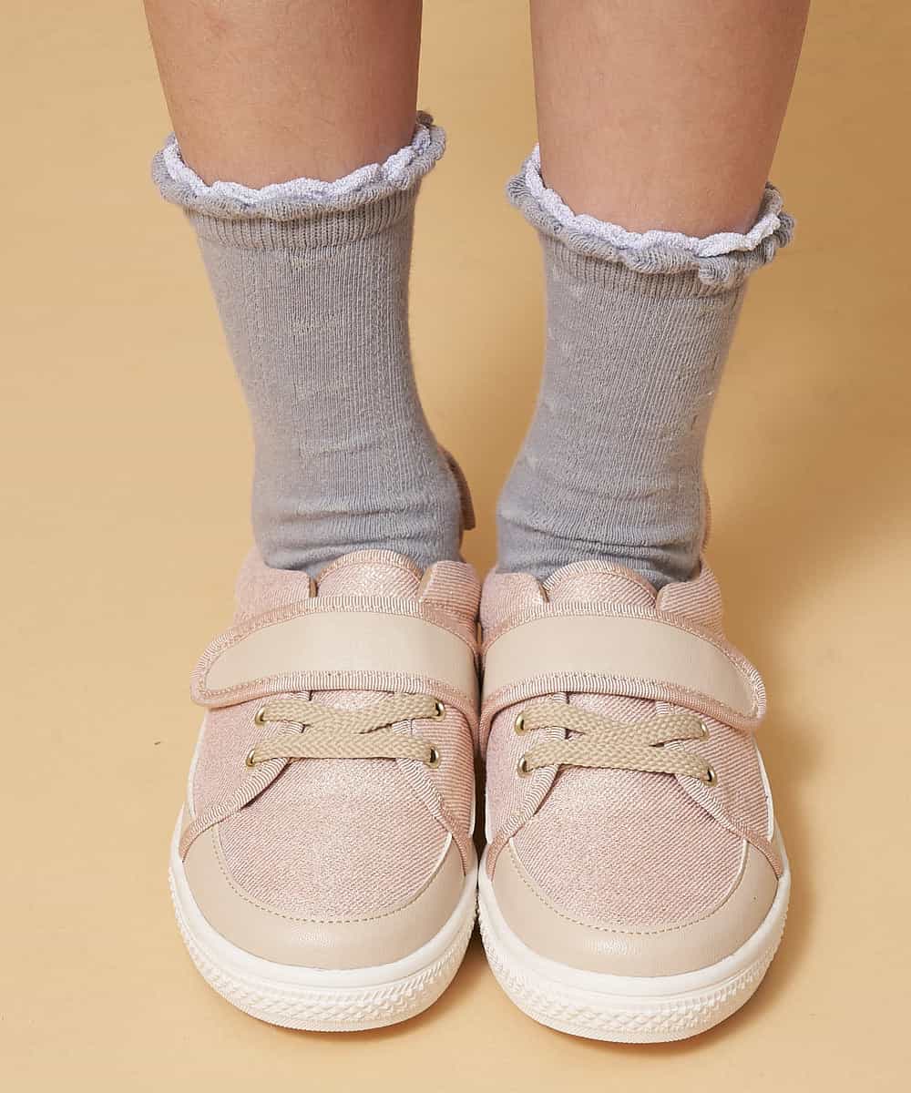 KG6FM02034 a.v.v KIDS(アー・ヴェ・ヴェ) [KIDS]バックリボンスニーカー[WEB限定サイズ] ピンク