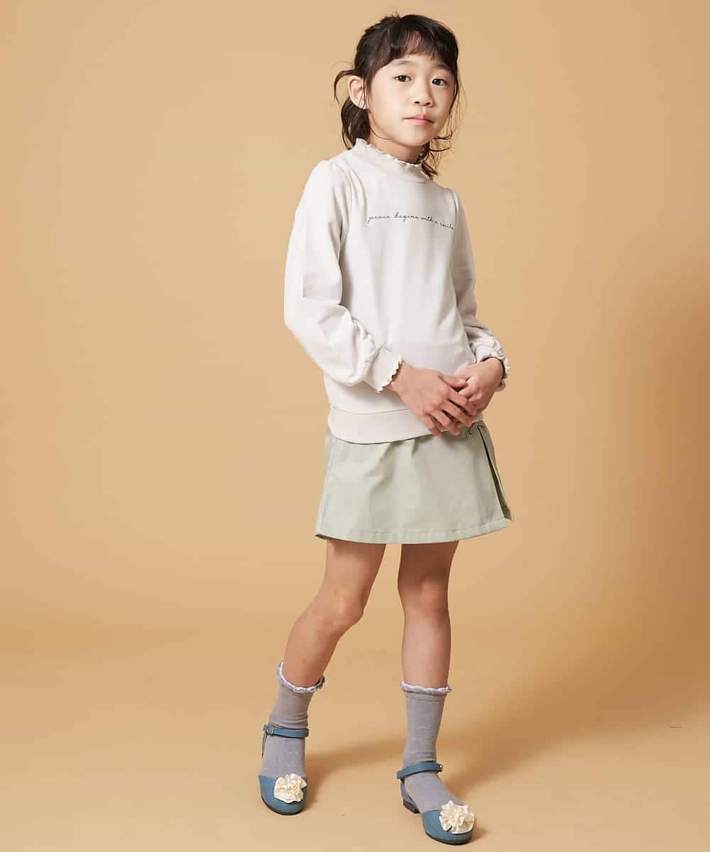 KG6FM11034 a.v.v KIDS(アー・ヴェ・ヴェ) [KIDS]フラワーモチーフセパレートサンダル[WEB限定サイズ] グレー