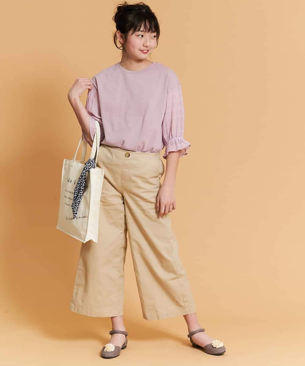 KG6FM11034 a.v.v KIDS(アー・ヴェ・ヴェ) [KIDS]フラワーモチーフセパレートサンダル[WEB限定サイズ] グレー