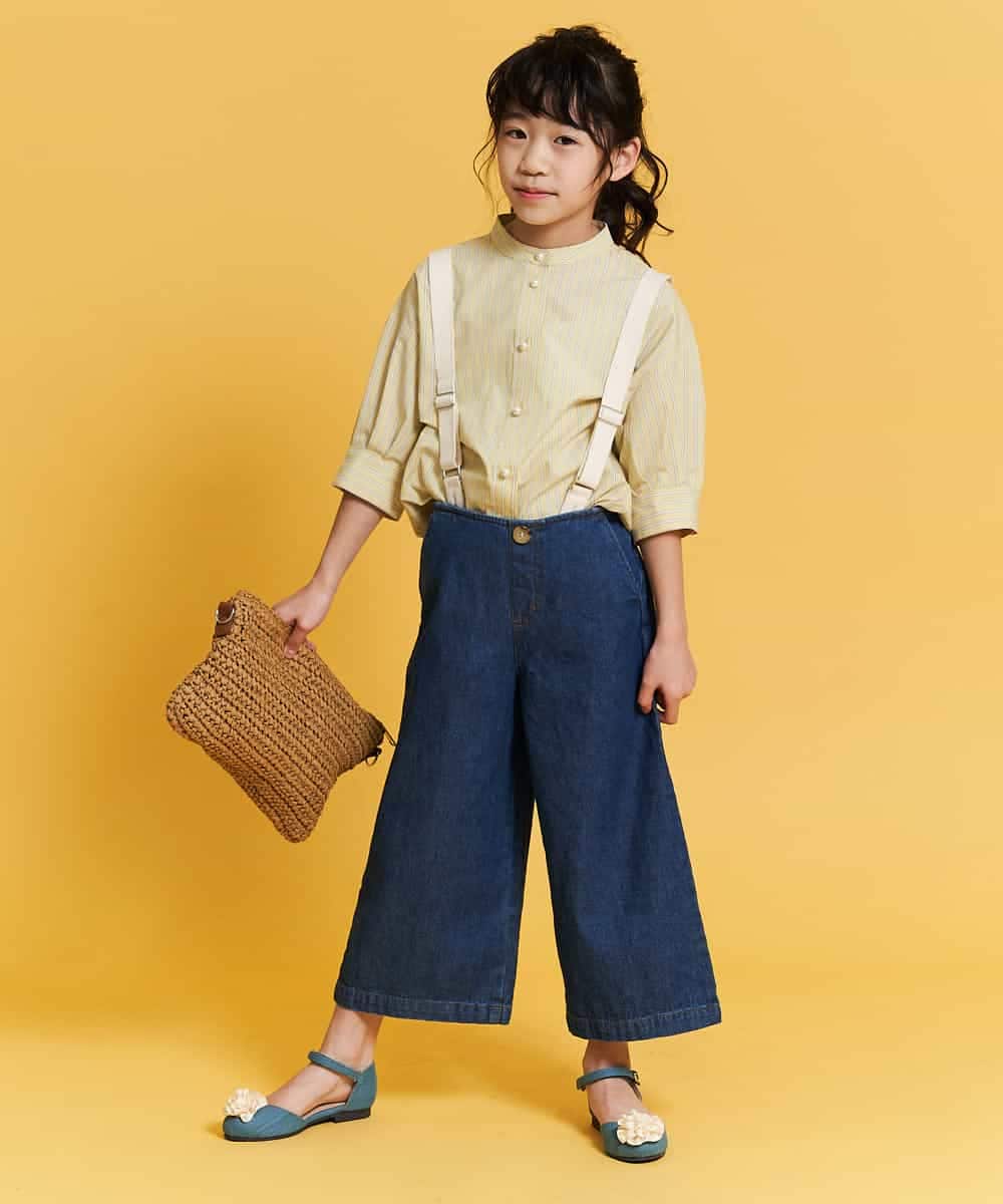 KG6FM11034 a.v.v KIDS(アー・ヴェ・ヴェ) [KIDS]フラワーモチーフセパレートサンダル[WEB限定サイズ] グレー