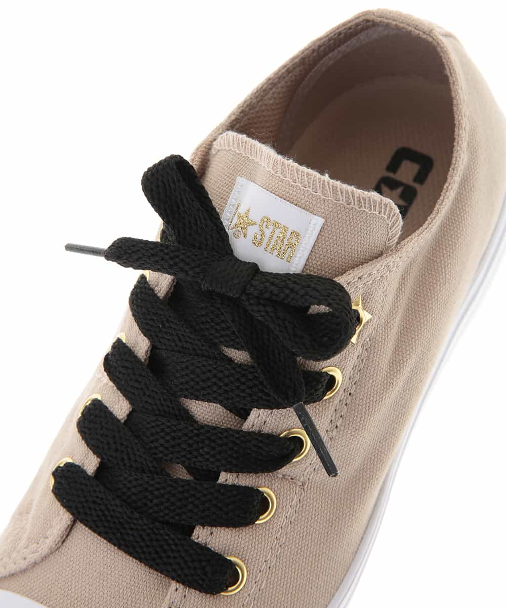 KG6FM70050 a.v.v KIDS(アー・ヴェ・ヴェ) [KIDS]CONVERSE CHILD ALL STAR LIGHT GOLDPLUS SLIP OX[WEB限定サイズ] ベージュ