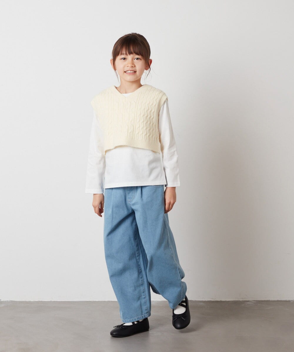 KG6FV10034 a.v.v KIDS(アー・ヴェ・ヴェ) [KIDS]スキップバレエ レッド