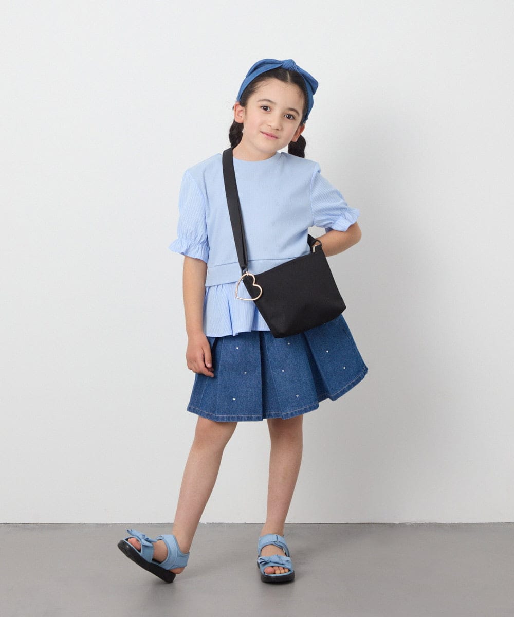 KG6GA07039 a.v.v KIDS(アー・ヴェ・ヴェ) [KIDS]リボンスポサン ライトブルー
