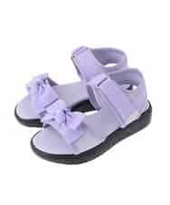 KG6GA07039 a.v.v KIDS(アー・ヴェ・ヴェ) [KIDS]リボンスポサン ラベンダー