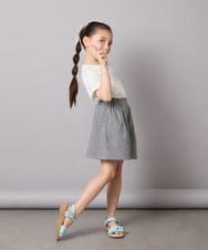 KG6GA09044 a.v.v KIDS(アー・ヴェ・ヴェ) [KIDS]フリルサンダル ライトブルー
