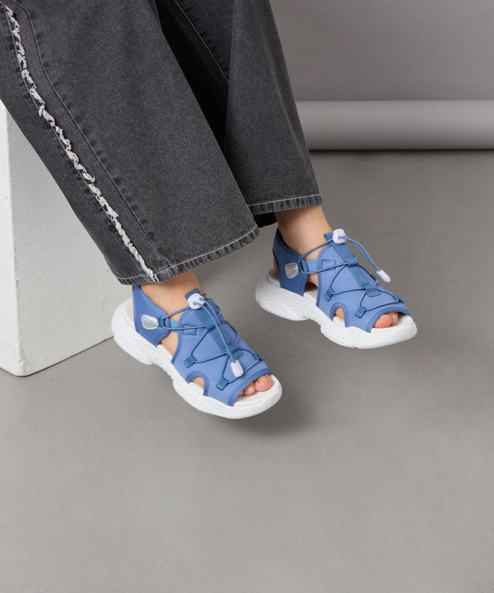 KG6GD10049 a.v.v KIDS(アー・ヴェ・ヴェ) [KIDS]ドロストスポーツサンダル ライトブルー