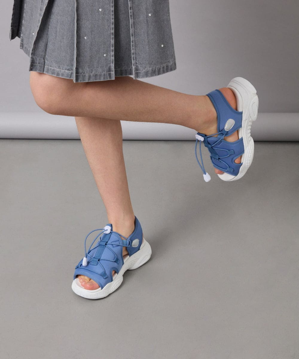 KG6GD10049 a.v.v KIDS(アー・ヴェ・ヴェ) [KIDS]ドロストスポーツサンダル ライトブルー