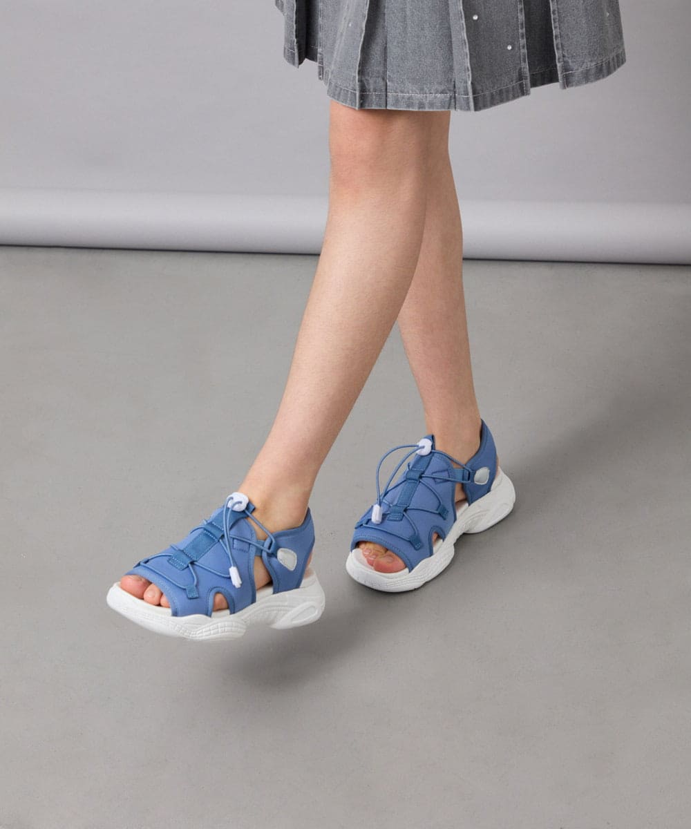 KG6GD10049 a.v.v KIDS(アー・ヴェ・ヴェ) [KIDS]ドロストスポーツサンダル ライトブルー