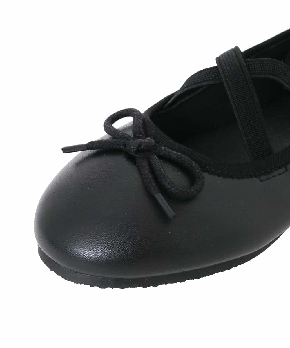 KG6GD11039 a.v.v KIDS(アー・ヴェ・ヴェ) [19-23cm][クッションインソールで履き心地抜群][屈曲性があり柔らかい]スキップバレエ ブラック