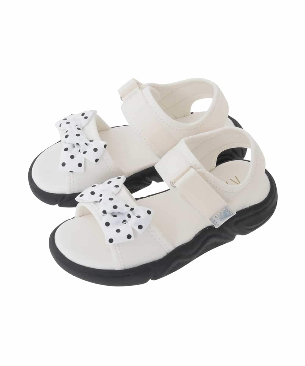 KG6GD12039 a.v.v KIDS(アー・ヴェ・ヴェ) [KIDS]リボンスポサン アイボリー