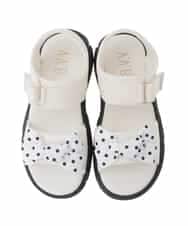 KG6GD12039 a.v.v KIDS(アー・ヴェ・ヴェ) [KIDS]リボンスポサン アイボリー