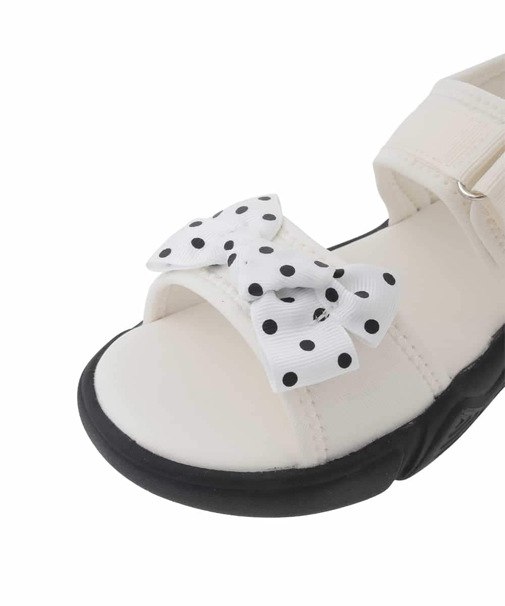 KG6GD12039 a.v.v KIDS(アー・ヴェ・ヴェ) [KIDS]リボンスポサン アイボリー