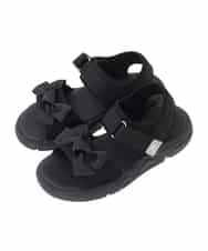 KG6GD12039 a.v.v KIDS(アー・ヴェ・ヴェ) [KIDS]リボンスポサン ブラック