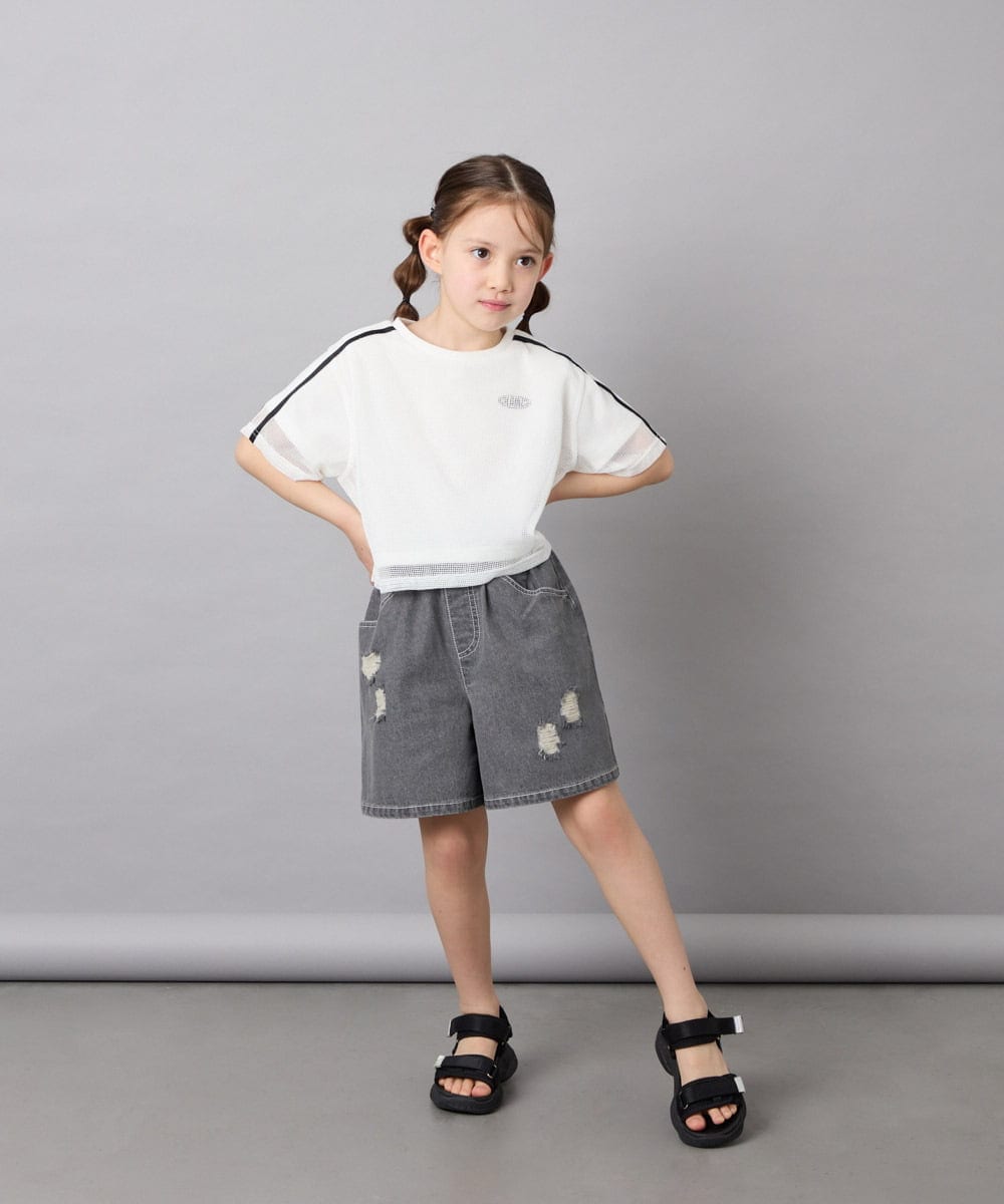 KG6GD13044 a.v.v KIDS(アー・ヴェ・ヴェ) [KIDS]厚底スポサン【WEB限定サイズ】 ブラック