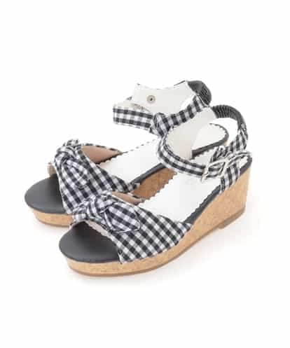 KG6GG21039 a.v.v KIDS [KIDS]リボンウェッジサンダル[WEB限定サイズ]