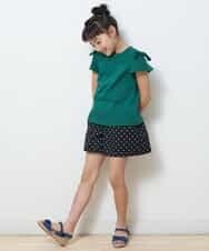 KG6GJ21029 a.v.v KIDS(アー・ヴェ・ヴェ) [KIDS]リボンジュートウェッジサンダル[WEB限定サイズ] パープル