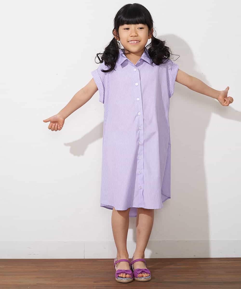 KG6GJ21029 a.v.v KIDS(アー・ヴェ・ヴェ) [KIDS]リボンジュートウェッジサンダル[WEB限定サイズ] パープル