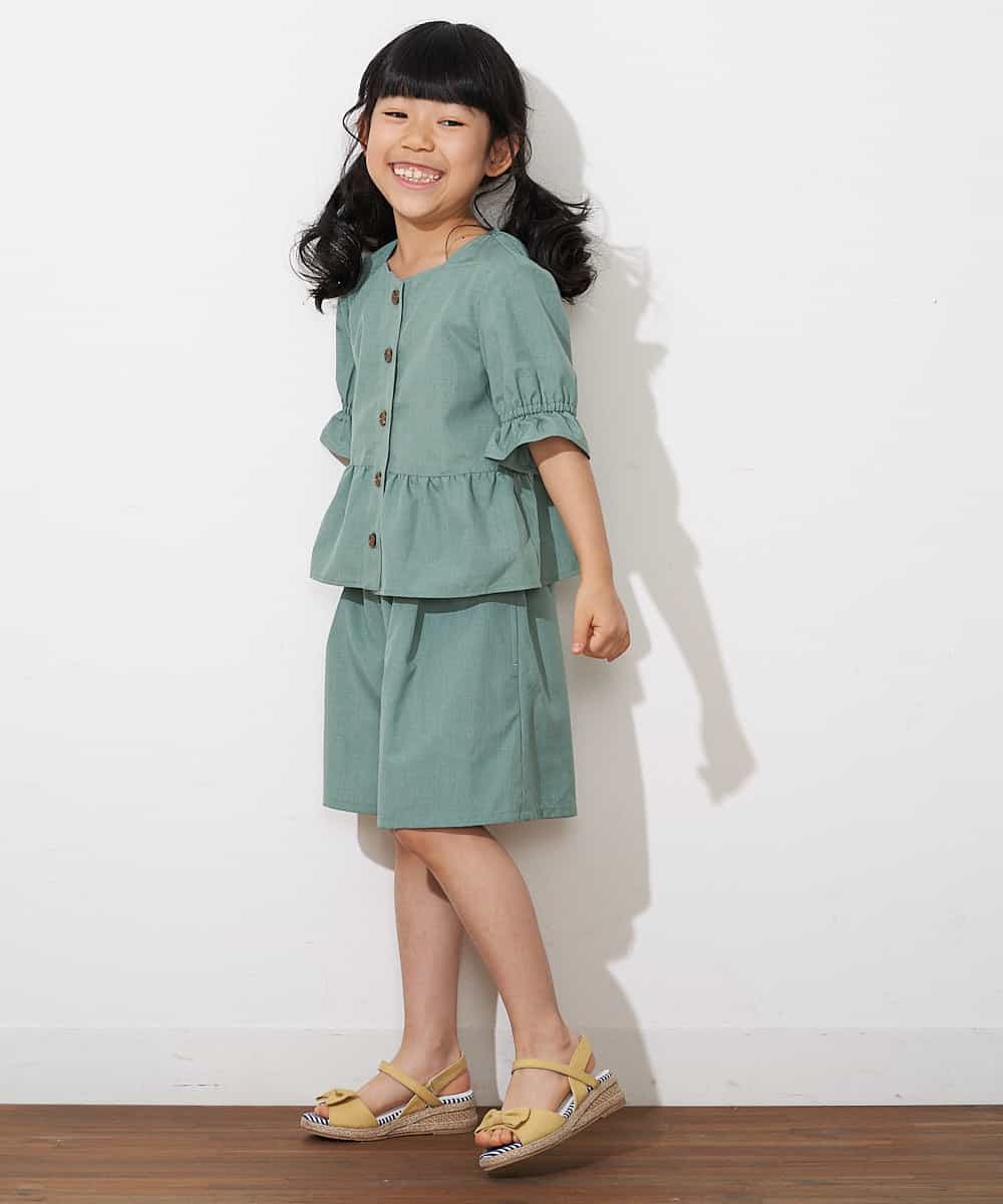 KG6GJ21029 a.v.v KIDS(アー・ヴェ・ヴェ) [KIDS]リボンジュートウェッジサンダル[WEB限定サイズ] パープル