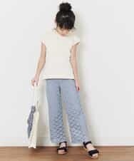 KG6GM14029 a.v.v KIDS(アー・ヴェ・ヴェ) [KIDS]フリルウェッジサンダル[WEB限定サイズ] ブルー