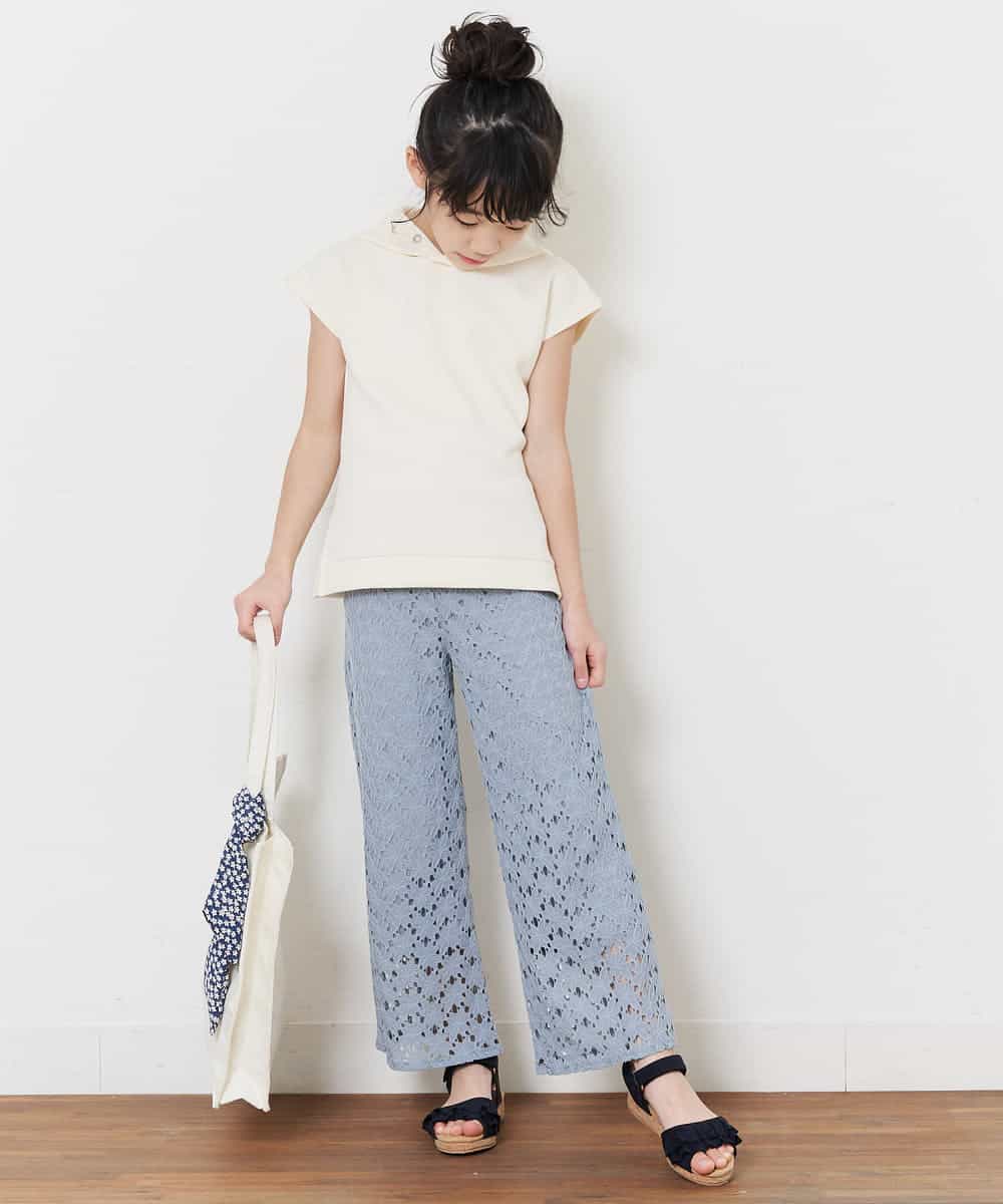 KG6GM14029 a.v.v KIDS(アー・ヴェ・ヴェ) [KIDS]フリルウェッジサンダル[WEB限定サイズ] ブルー