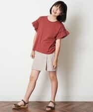 KG6GM14029 a.v.v KIDS(アー・ヴェ・ヴェ) [KIDS]フリルウェッジサンダル[WEB限定サイズ] ブルー