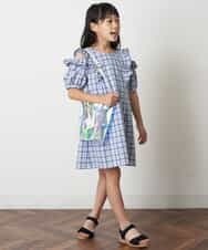 KG6GM14029 a.v.v KIDS(アー・ヴェ・ヴェ) [KIDS]フリルウェッジサンダル[WEB限定サイズ] ブルー