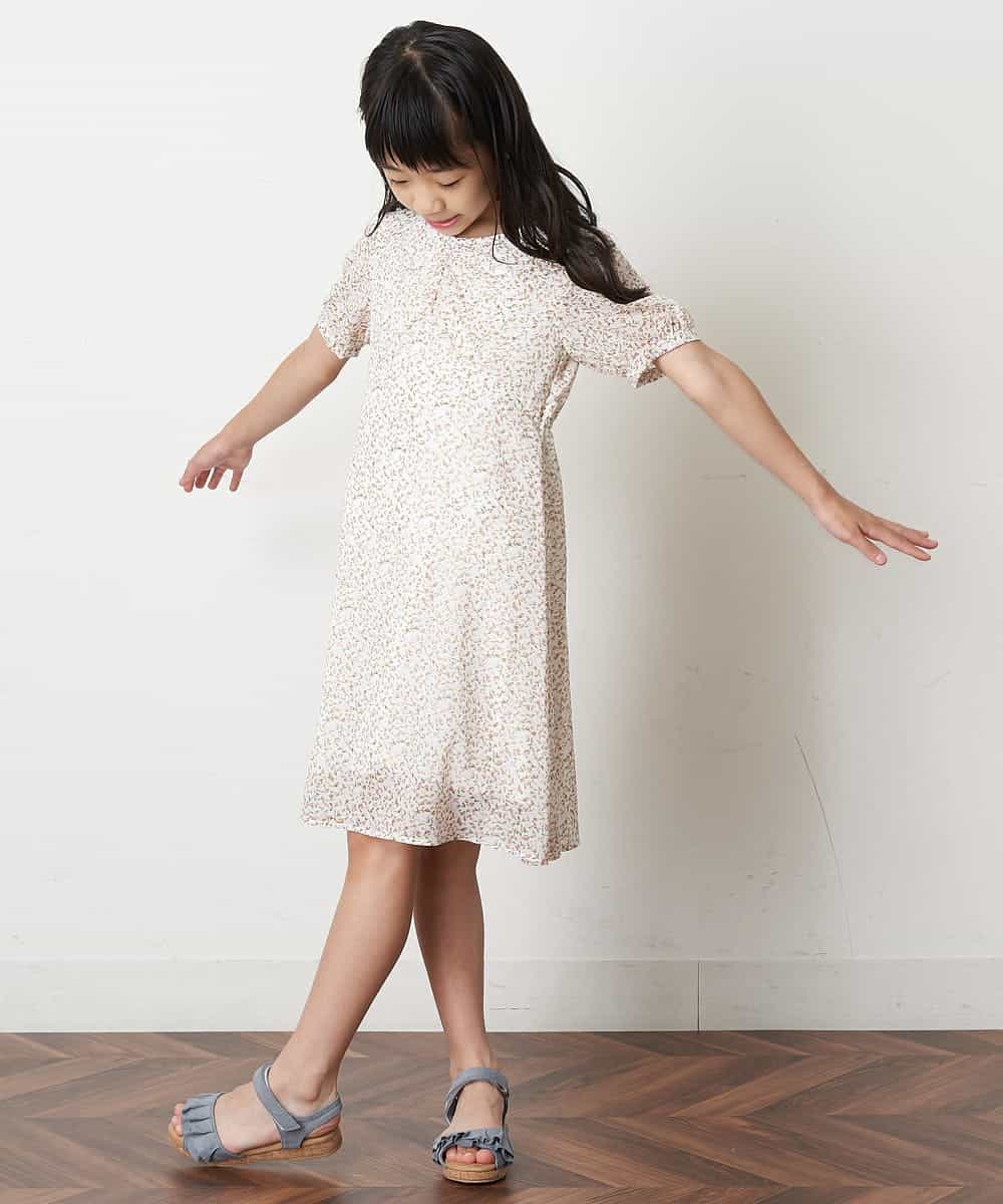 KG6GM14029 a.v.v KIDS(アー・ヴェ・ヴェ) [KIDS]フリルウェッジサンダル[WEB限定サイズ] ブルー