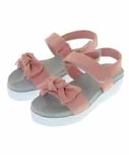 KG6GM15039 a.v.v KIDS(アー・ヴェ・ヴェ) [KIDS]リボンスポーティサンダル[WEB限定サイズ] ピンク