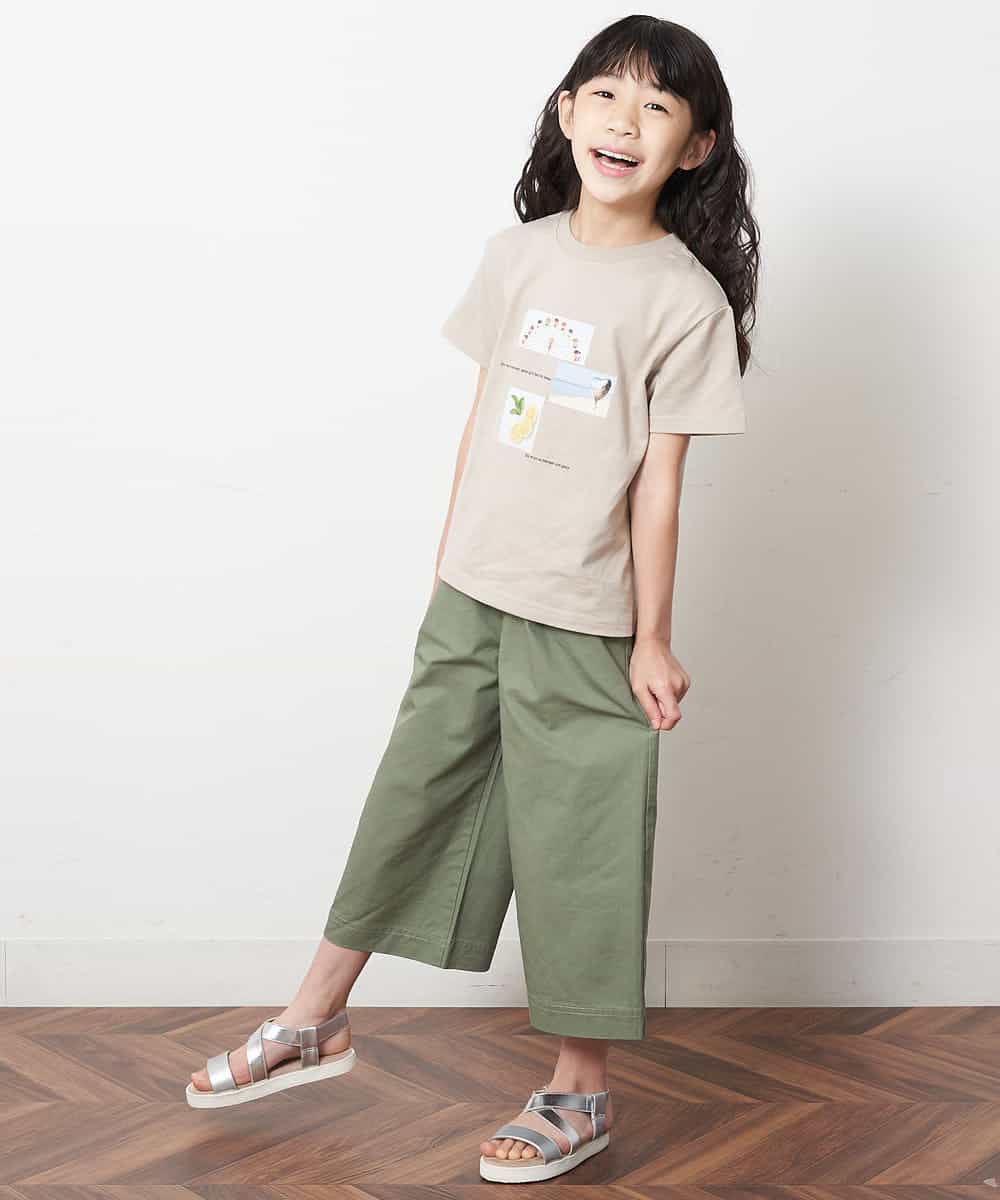 KG6GM31034 a.v.v KIDS(アー・ヴェ・ヴェ) [KIDS]クロスゴムフラットサンダル[WEB限定サイズ] ブラック