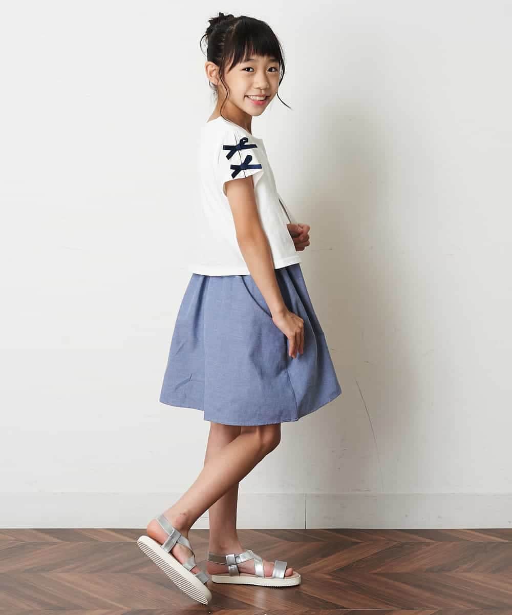 KG6GM31034 a.v.v KIDS(アー・ヴェ・ヴェ) [KIDS]クロスゴムフラットサンダル[WEB限定サイズ] ブラック