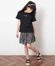 KG6GM31034 a.v.v KIDS(アー・ヴェ・ヴェ) [KIDS]クロスゴムフラットサンダル[WEB限定サイズ] ブラック