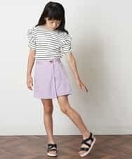 KG6GM31034 a.v.v KIDS(アー・ヴェ・ヴェ) [KIDS]クロスゴムフラットサンダル[WEB限定サイズ] ブラック