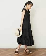KG6GP20029 a.v.v KIDS(アー・ヴェ・ヴェ) [KIDS]【残りわずか】フリルフラットサンダル ネイビー