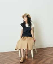 KG6GP21034 a.v.v KIDS(アー・ヴェ・ヴェ) [KIDS]【ママとお揃い】トングサンダル ベージュ