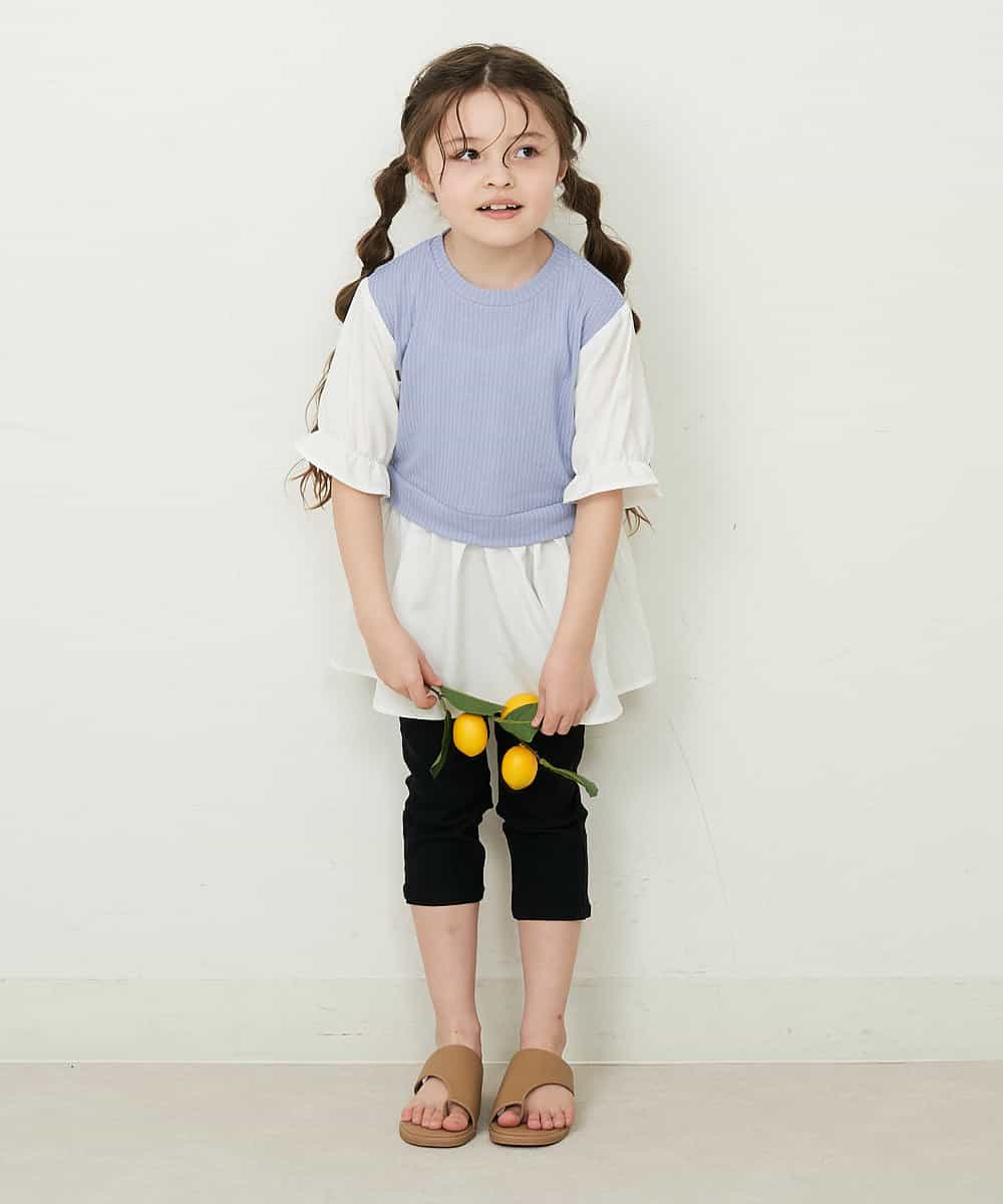KG6GP21034 a.v.v KIDS(アー・ヴェ・ヴェ) [KIDS]【ママとお揃い】トングサンダル ベージュ