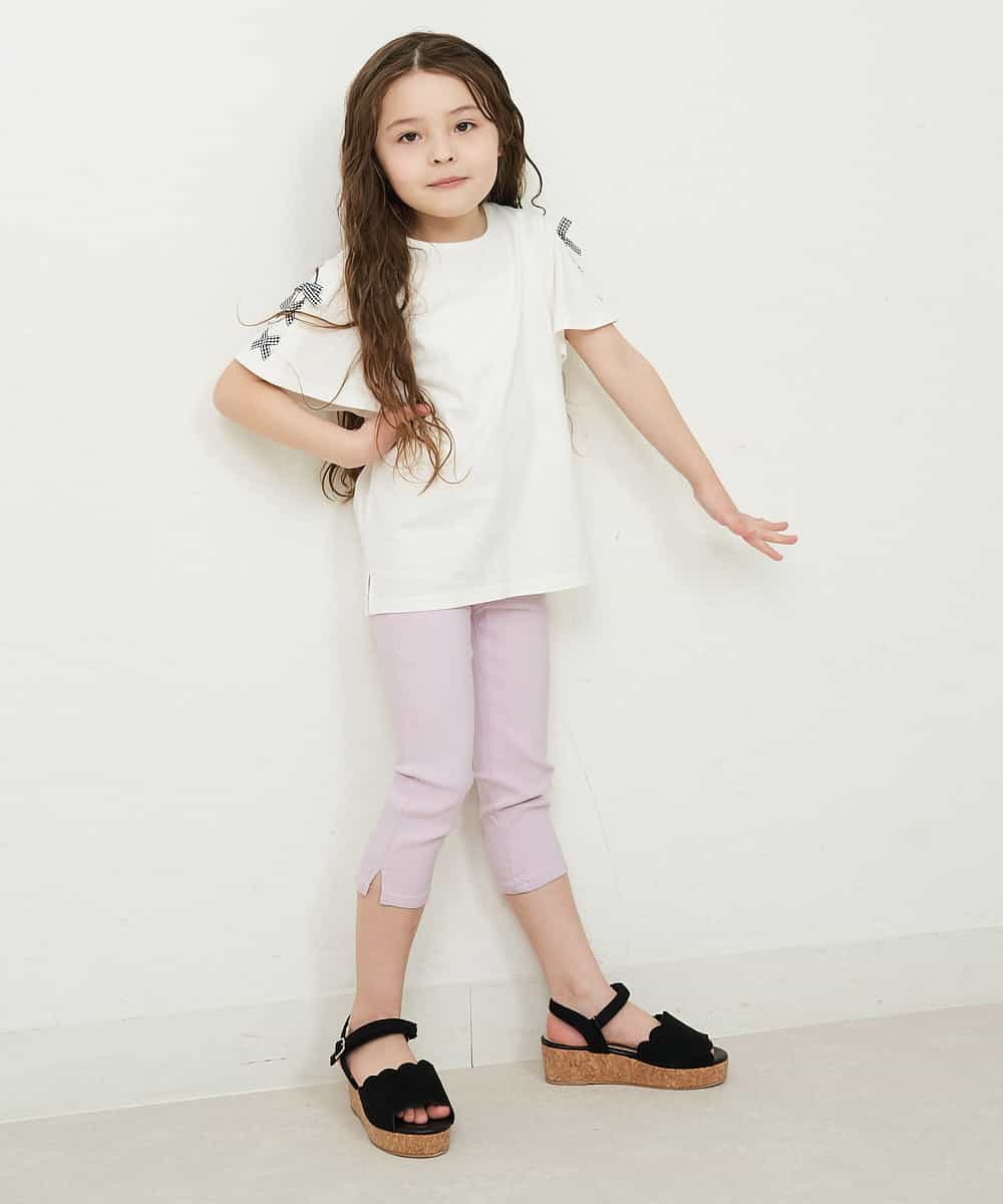 KG6GP31039 a.v.v KIDS(アー・ヴェ・ヴェ) [KIDS]スカラップサンダル ギンガムチェック