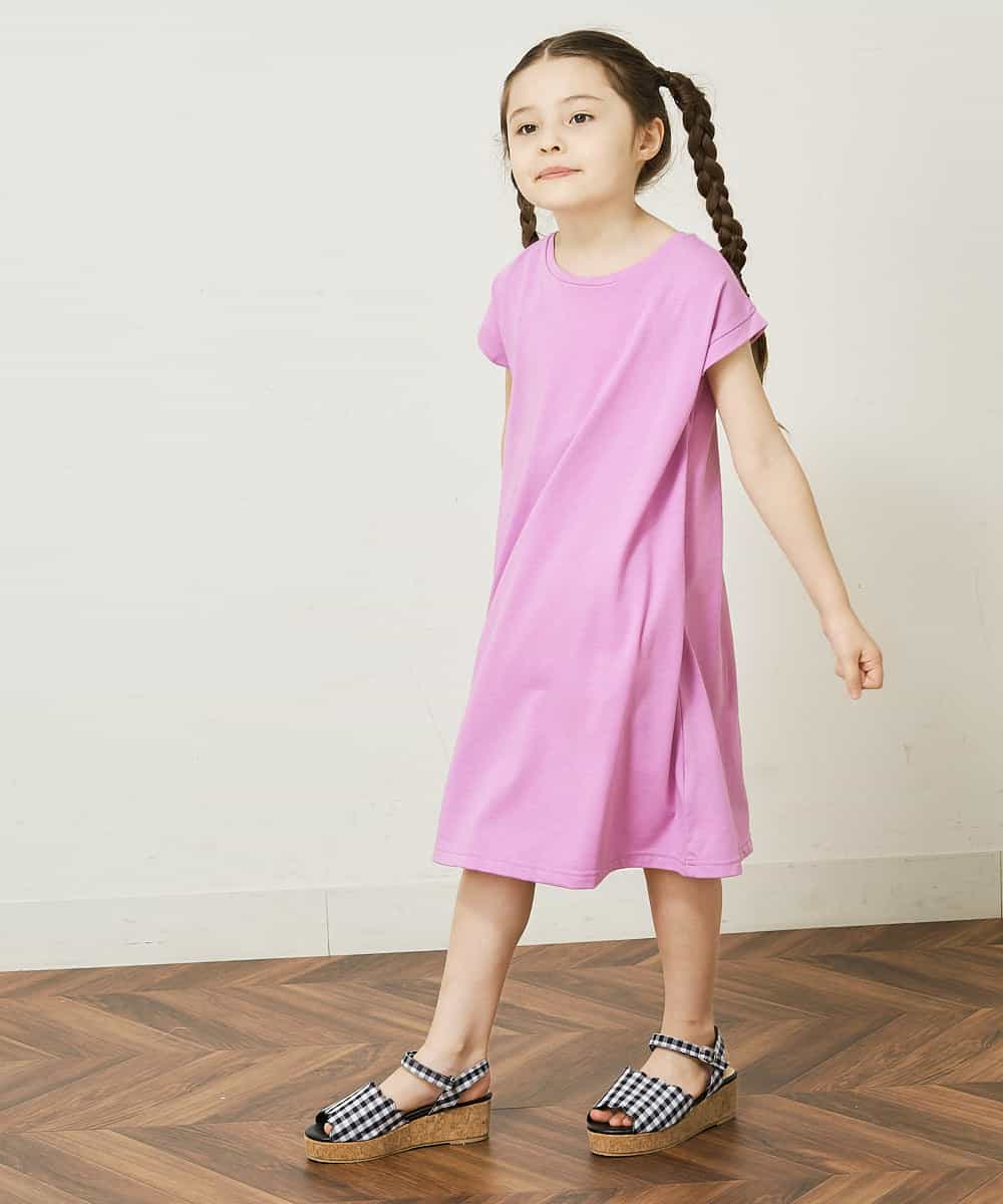 KG6GP31039 a.v.v KIDS(アー・ヴェ・ヴェ) [KIDS]スカラップサンダル ギンガムチェック
