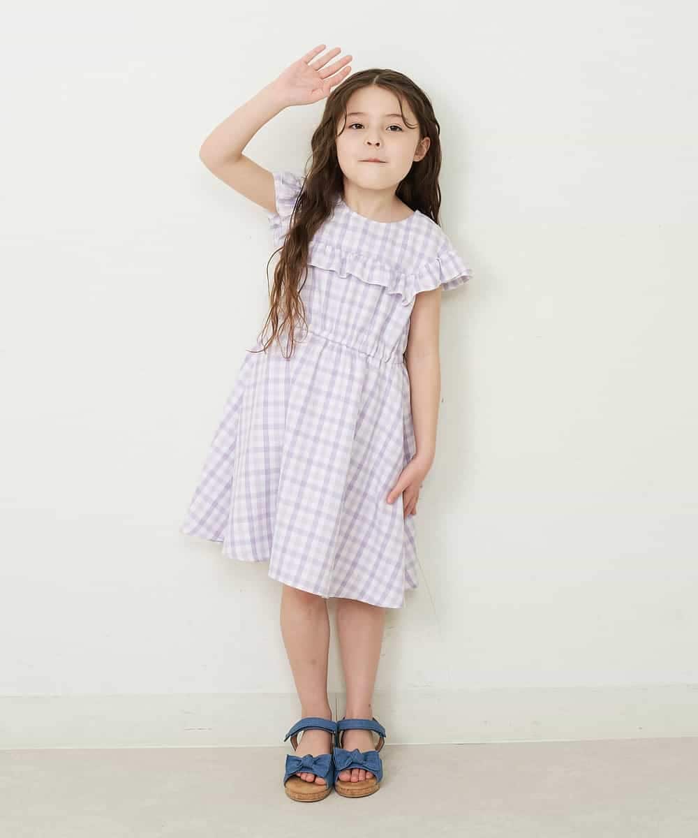 KG6GP32034 a.v.v KIDS(アー・ヴェ・ヴェ) [KIDS]リボンサンダル ライトブルー