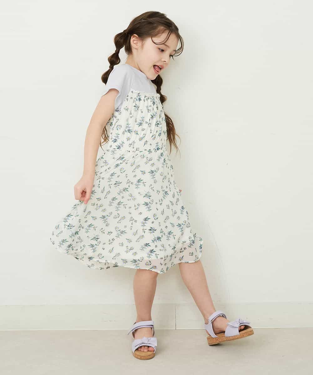 KG6GP32034 a.v.v KIDS(アー・ヴェ・ヴェ) [KIDS]リボンサンダル ライトブルー