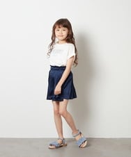 KG6GS21039 a.v.v KIDS(アー・ヴェ・ヴェ) [KIDS]フリルフラットサンダル[WEB限定サイズ] ライトブルー