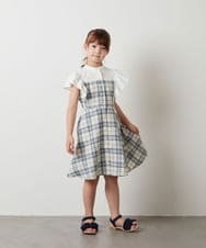 KG6GS21039 a.v.v KIDS(アー・ヴェ・ヴェ) [KIDS]フリルフラットサンダル[WEB限定サイズ] ライトブルー