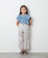 KG6GS22044 a.v.v KIDS(アー・ヴェ・ヴェ) [KIDS]ラメストラップサンダル[WEB限定サイズ] ブラック