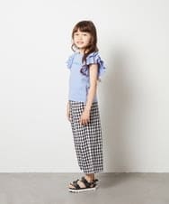 KG6GS22044 a.v.v KIDS(アー・ヴェ・ヴェ) [KIDS]ラメストラップサンダル[WEB限定サイズ] ブラック