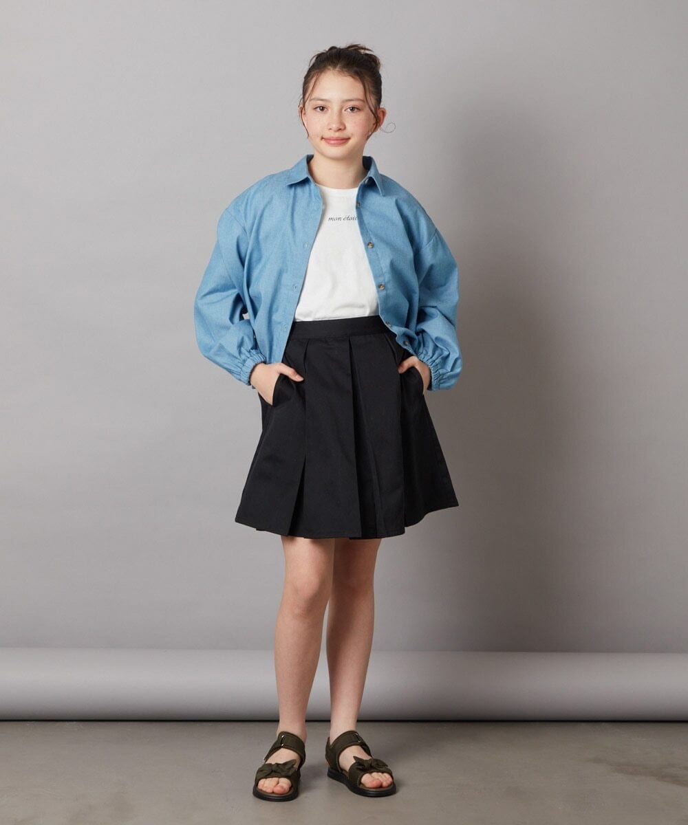 KG6GV22034 a.v.v KIDS(アー・ヴェ・ヴェ) [17-23cm]リボン付きスポーツサンダル[WEB限定サイズ] カーキ