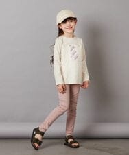 KG6GV22034 a.v.v KIDS(アー・ヴェ・ヴェ) [17-23cm]リボン付きスポーツサンダル[WEB限定サイズ] カーキ