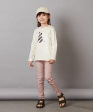 KG6GV22034 a.v.v KIDS(アー・ヴェ・ヴェ) [17-23cm]リボン付きスポーツサンダル[WEB限定サイズ] カーキ